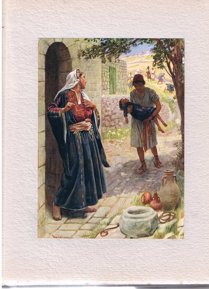 The Shunammite Woman, illustration from 'Women of the Bible